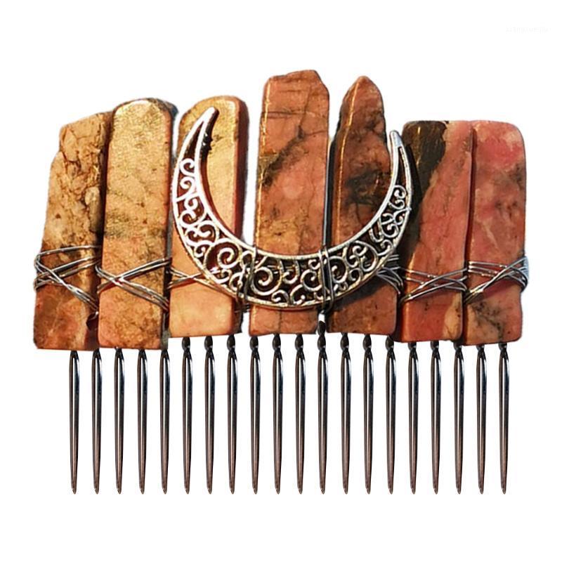 Hair Clips & Barrettes Bohemian Women Raw Crystal Quartz Tiara Comb Vintage Antique Moon Metal Hairpin Clip Wedding Party Multicolor Jewelry, Golden;silver
Hair Clips & Barrettes Bohemian Women Raw Crystal Quartz Tiara Comb Vintage Antique Moon Metal Hairpin Clip Wedding Party Multicolor Jewelry, Golden;silver