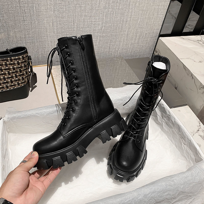 Womens Boots Womens Boots 2022 Autumn New Thick-soled Mid-tube Boots Thin White Short Increase Thin Thin, Black
Womens Boots Womens Boots 2022 Autumn New Thick-soled Mid-tube Boots Thin White Short Increase Thin Thin, Black
