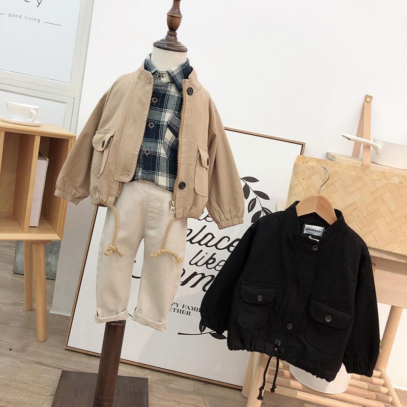 Jackets 2021 Est Spring Autumn Toddler Baby Boys Casual Jacket Coat Simple Single-breasted Big Pocket Outerwear Coats Kids Clothes1, Blue;gray
Jackets 2021 Est Spring Autumn Toddler Baby Boys Casual Jacket Coat Simple Single-breasted Big Pocket Outerwear Coats Kids Clothes1, Blue;gray