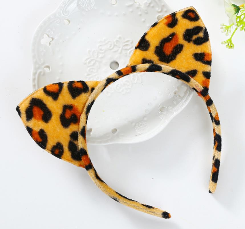 Cosplay Ear Headband Costume Accessories for Animal Theme Birthday Party Favor Adults Kids Cartoon Plush Hair Band Dress-up Photo Booth Props