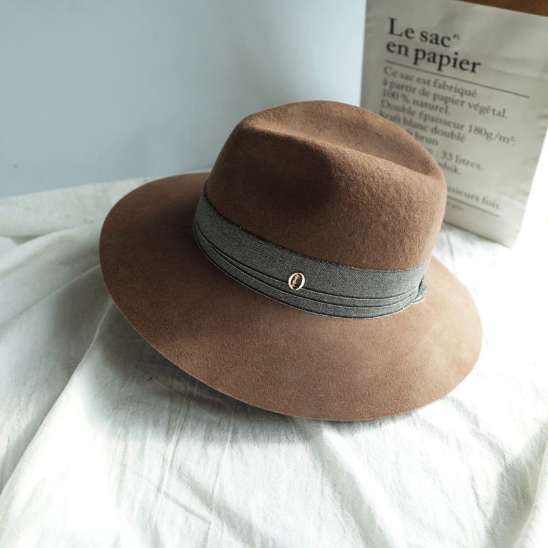 2021 New Elegant Wide Brim Panama Australian Wool Felt Women Wedding Party Fedora Hat Ladies Floppy Gray Ribbon Church Derby Hats Cpm3
2021 New Elegant Wide Brim Panama Australian Wool Felt Women Wedding Party Fedora Hat Ladies Floppy Gray Ribbon Church Derby Hats Cpm3