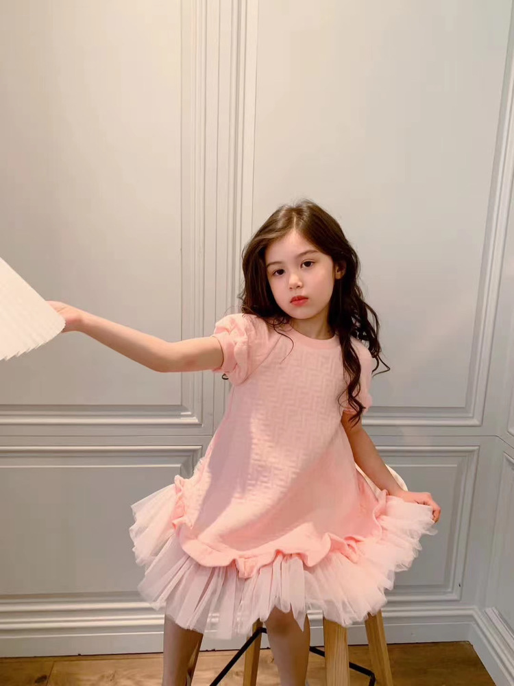 Summer Fashion Toddlers New Girls Dress 2021 Baby Girl Lace Princess Dress Kids Girls Birthday Party Dress