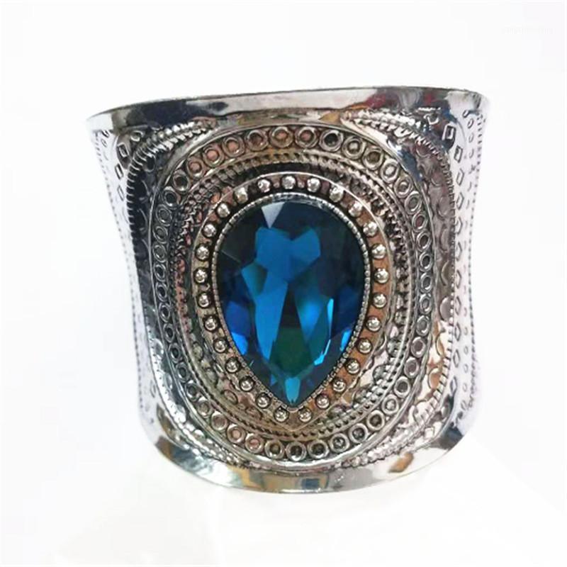 Fashion Gifts Gold Silver-color Wide For Women Men Ethnic Jewelry Vintage Crystal Stone Bracelets Bohemian Bangles Bangle
Fashion Gifts Gold Silver-color Wide For Women Men Ethnic Jewelry Vintage Crystal Stone Bracelets Bohemian Bangles Bangle