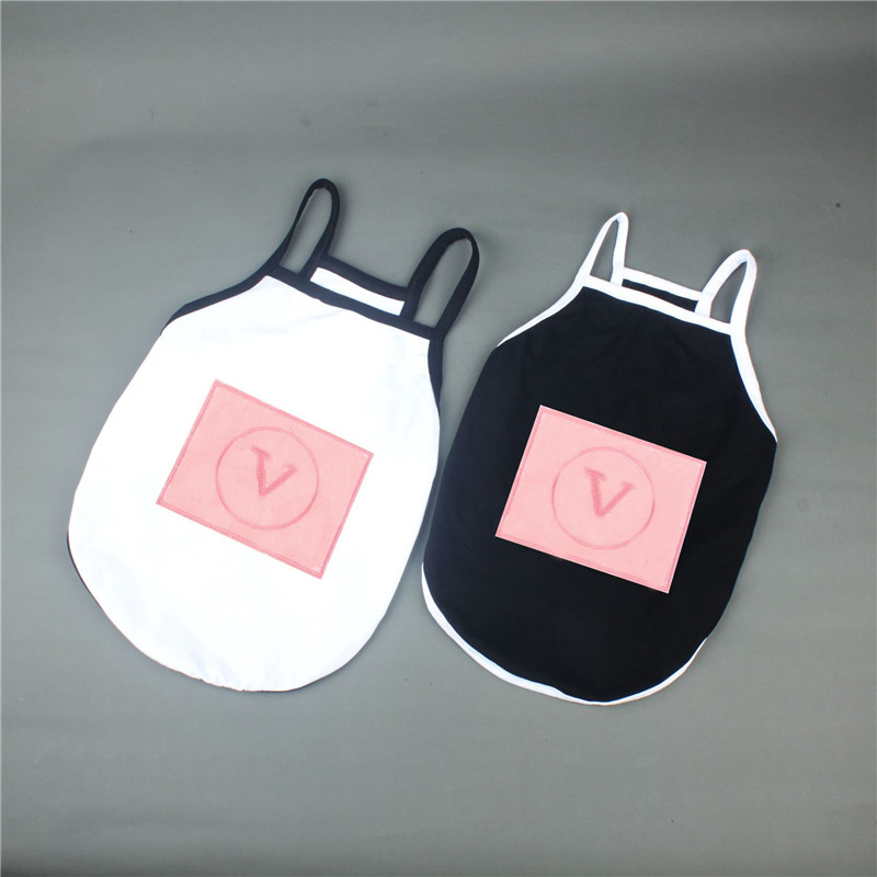 Summer Cotton Suspender Dogs Vest Designer Letter Embroidery Pet Tees Outdoor Sports Puppy Clothes Pug Pomeranian Corgi, As pic
Summer Cotton Suspender Dogs Vest Designer Letter Embroidery Pet Tees Outdoor Sports Puppy Clothes Pug Pomeranian Corgi, As pic