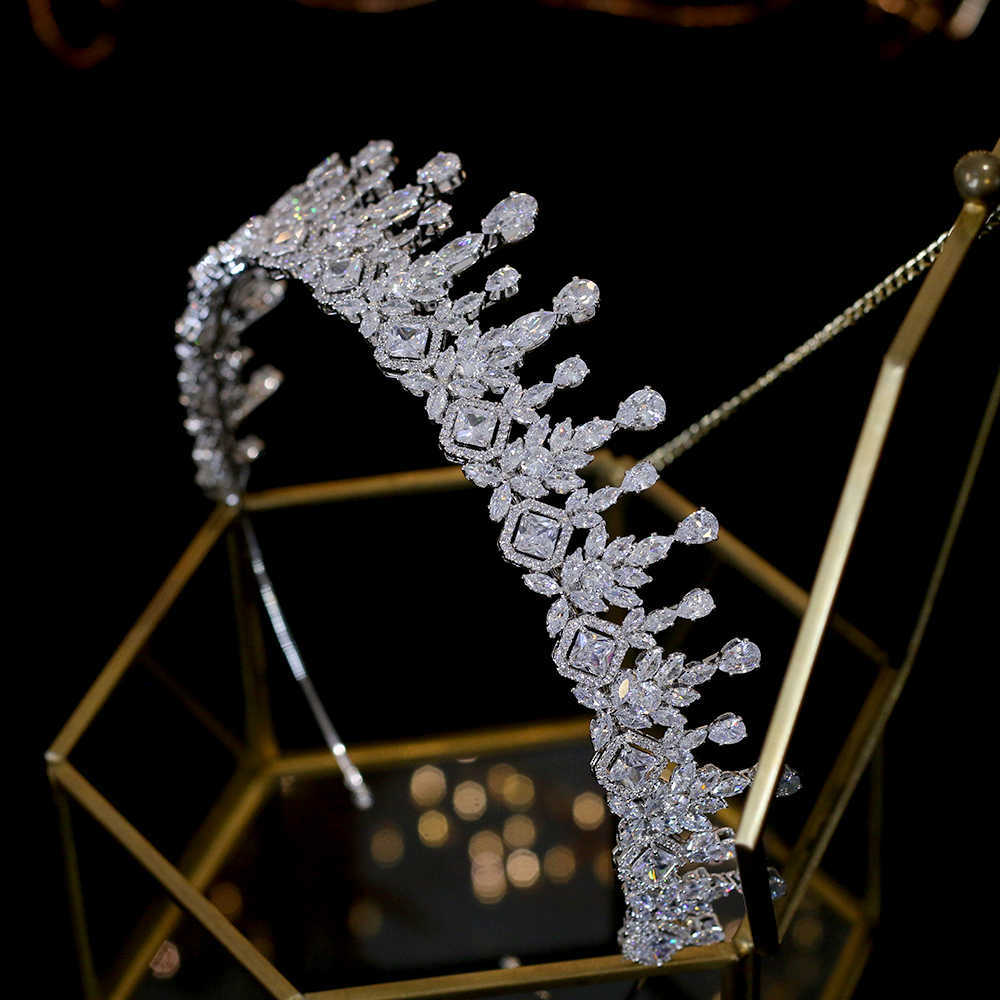 ASNORA Exquisite Tiaras Simple Crystal Crown Female Wedding Headdress Bride Graduation Jewelry Hair Accessories A00579 X0625