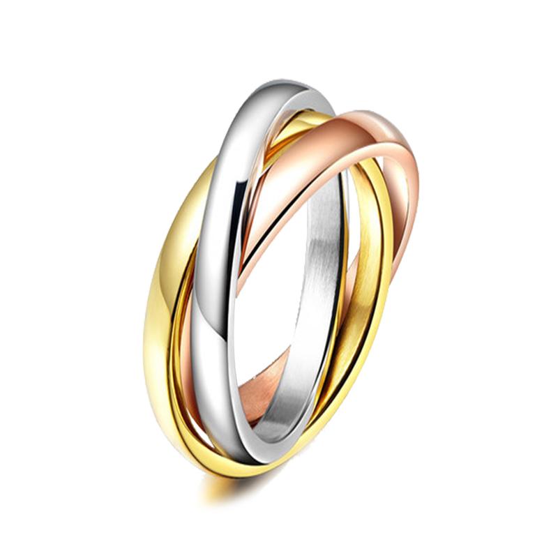 cluster rings 18kgp titanium steel three colors fashion brand 316l stainless jewelry for women not fade (gr214), Golden;silver 
cluster rings 18kgp titanium steel three colors fashion brand 316l stainless jewelry for women not fade (gr214), Golden;silver