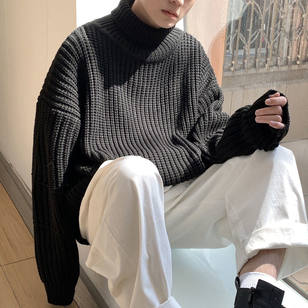 2021 New Casual Male Fashion Solid Color Youth Tide Sweater 4-color Wool High Size -2xl 5nhm, Black
2021 New Casual Male Fashion Solid Color Youth Tide Sweater 4-color Wool High Size -2xl 5nhm, Black