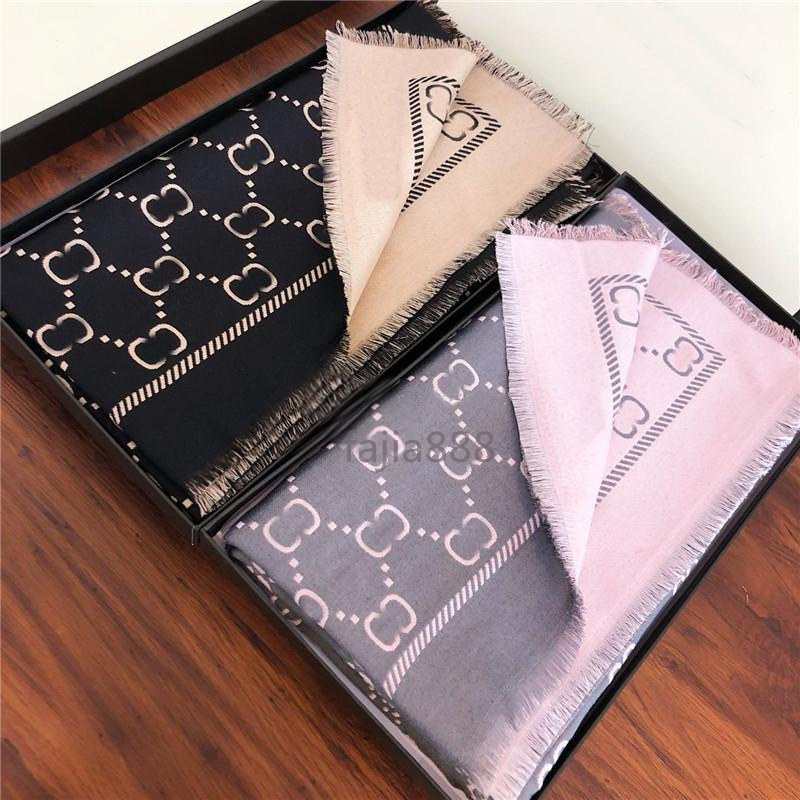Trendy Letter Jacquard Long Scarf Double Side Color Scarves Designer Women Cashmere Wrap Large Size 180*70CM Gift box packaging
Trendy Letter Jacquard Long Scarf Double Side Color Scarves Designer Women Cashmere Wrap Large Size 180*70CM Gift box packaging