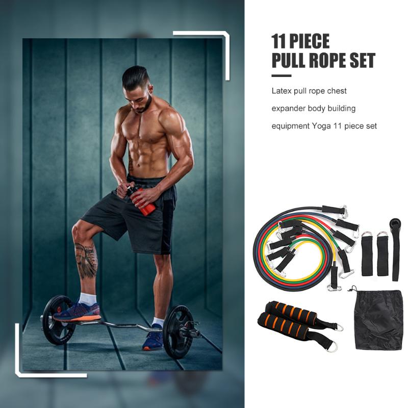 11pcs/set Resistance Band TPE Elastic Pull Rope Home Gym Fitness Workout Sports Body Building Equipment Tool for Office Staff
11pcs/set Resistance Band TPE Elastic Pull Rope Home Gym Fitness Workout Sports Body Building Equipment Tool for Office Staff