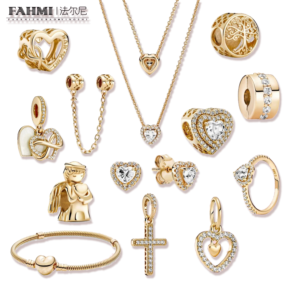2022 New 925 Sterling Silver 14k Gold Plated Fashion DIY Charm Necklace Basis Chain Bracelet Pendant Send Mom On Mother's Day white
2022 New 925 Sterling Silver 14k Gold Plated Fashion DIY Charm Necklace Basis Chain Bracelet Pendant Send Mom On Mother's Day white