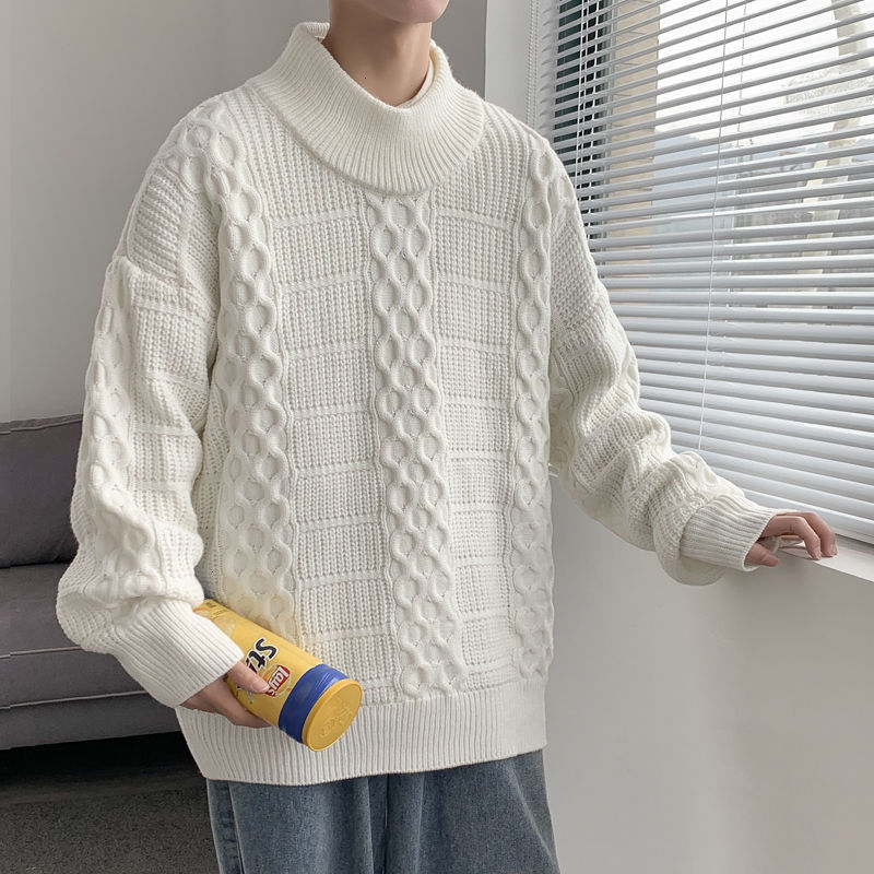 2021 New Winter Thick Sweater Men's Warmth Fashion Retro Casual Knitted Pullover Men Knitting Sweaters Mens Clothes -5xl J6rt, Black
2021 New Winter Thick Sweater Men's Warmth Fashion Retro Casual Knitted Pullover Men Knitting Sweaters Mens Clothes -5xl J6rt, Black