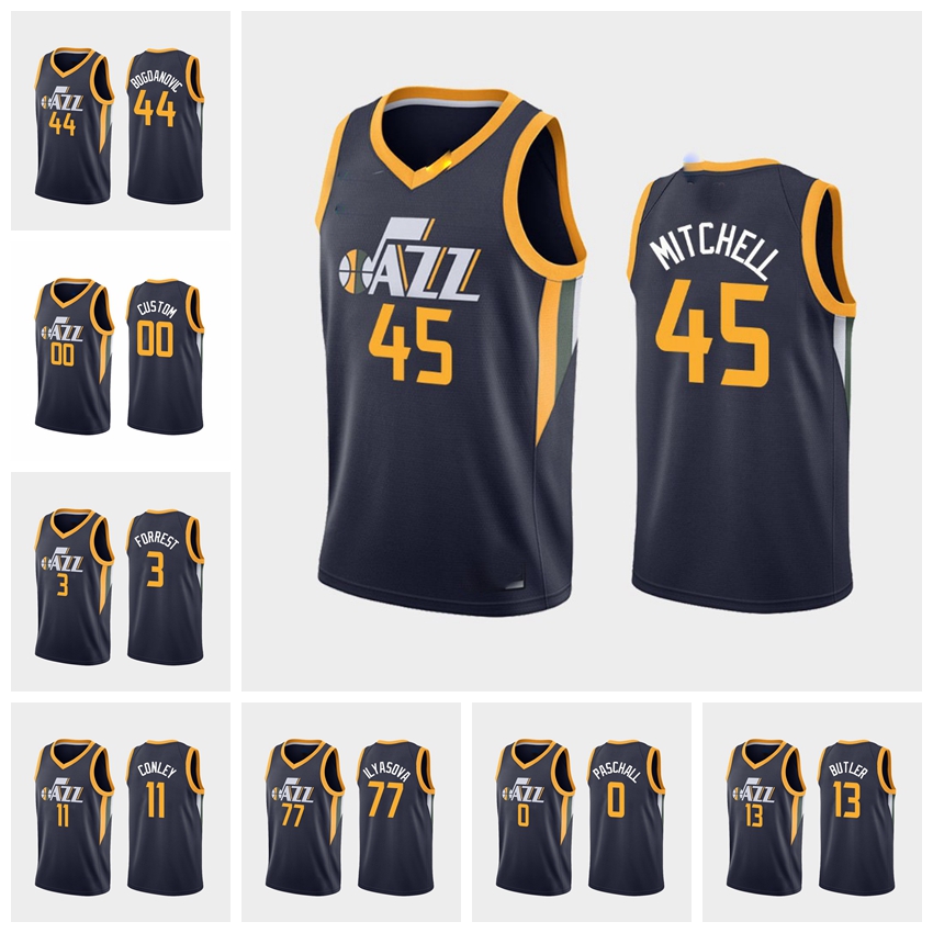 Utah's Jazz's Basketball Jersey Mike Conley Jr. Rudy Gobert Donovan Mitchell Bojan Bogdanovic Emmanuel Mudiay Custom Black jerseys 1129, Color13
Utah's Jazz's Basketball Jersey Mike Conley Jr. Rudy Gobert Donovan Mitchell Bojan Bogdanovic Emmanuel Mudiay Custom Black jerseys 1129, Color13