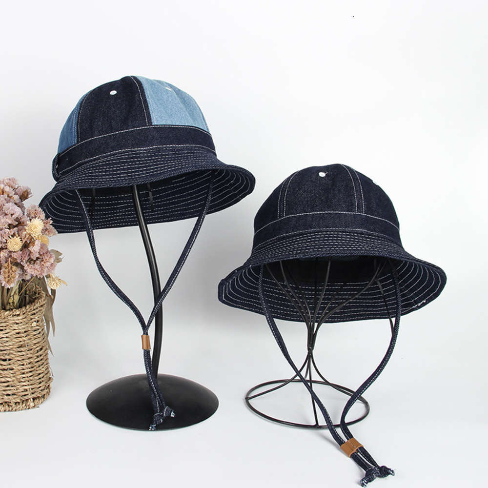 Cowboy fisherman's cap dome splicing basin sweat band adjustable head circumference with windbreak rope summer sunshade for men and, Blue;gray
Cowboy fisherman's cap dome splicing basin sweat band adjustable head circumference with windbreak rope summer sunshade for men and, Blue;gray