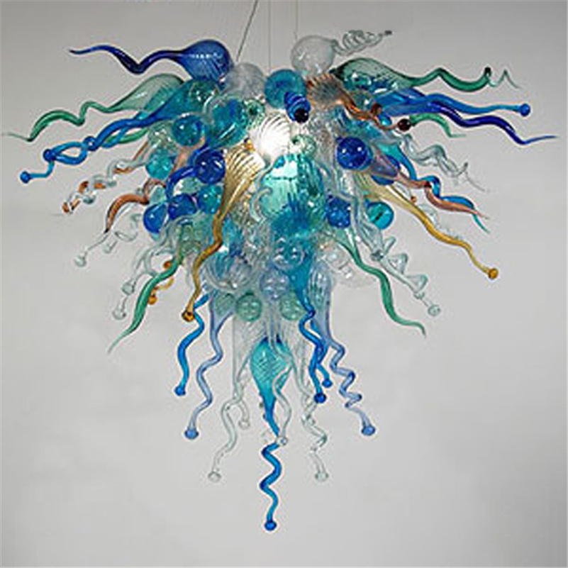 Hand-blown Glass Crystal Chandelier LED Art Pendant Lamps Blue W80x110CM Indoor Lighting Modern Living Room Decoration
Hand-blown Glass Crystal Chandelier LED Art Pendant Lamps Blue W80x110CM Indoor Lighting Modern Living Room Decoration