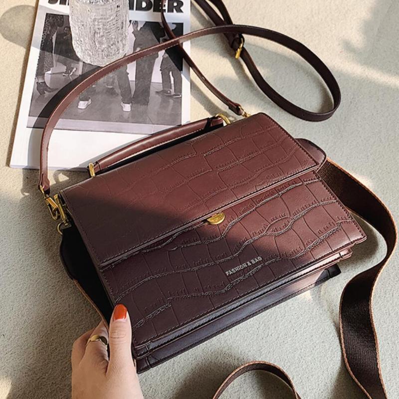 Crocodile pattern Tote bag 2021 Fashion New Quality PU Leather Women's Designer Handbag High capacity Shoulder Messenger Bag, Black
Crocodile pattern Tote bag 2021 Fashion New Quality PU Leather Women's Designer Handbag High capacity Shoulder Messenger Bag, Black