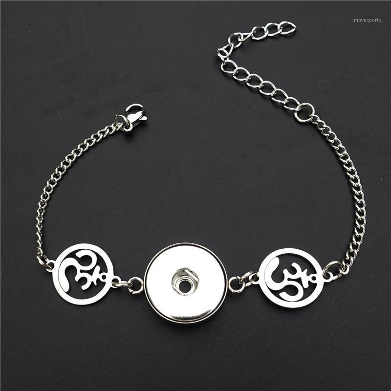 Charm Bracelets Yoga Symbols Stainless Steel 18mm Snap Buttons Bracelet Jewelry For Office Lady1
Charm Bracelets Yoga Symbols Stainless Steel 18mm Snap Buttons Bracelet Jewelry For Office Lady1