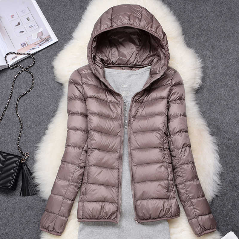 15 Colors Plus Size 5XL 6XL 7XL Women's Lightweight Packable Down Puffer Jacket Coat Winter Portable Outerwear 211013
