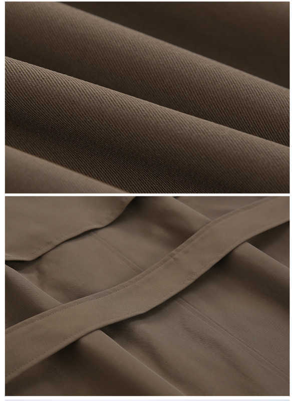 IEFB men's clothing Korean trend windbreaker mid long loose clothes handsome male's Autumn casual trench coat with belt 4312 210819