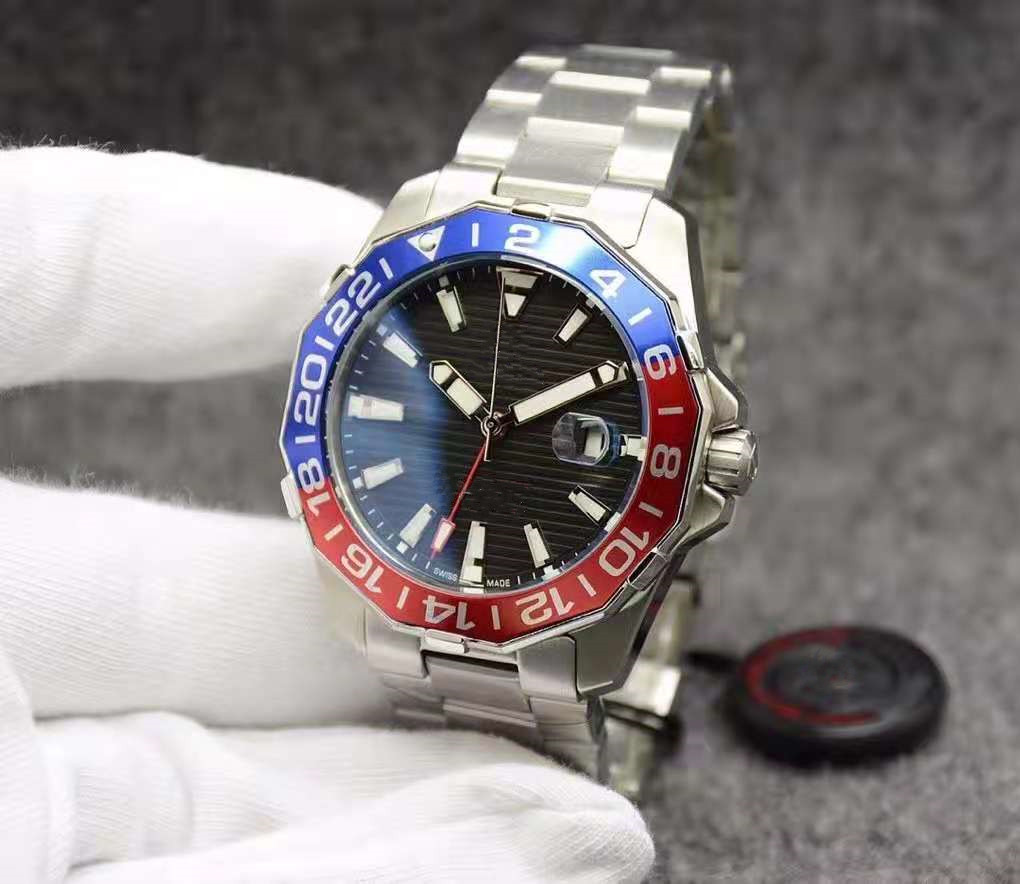 Classic men's 44mmGMT automatic mechanical watch stainless steel case strap montre de luxe wristwatch
Classic men's 44mmGMT automatic mechanical watch stainless steel case strap montre de luxe wristwatch