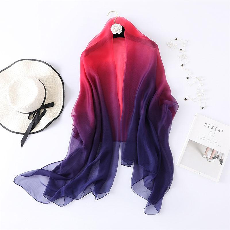 Scarves 2021 Summer Silk Scarf For Women Shawls And Wraps Fashion Large Size Thin Soft Pashmina Beach Stoles Foulard Lady Echarpe Hijabs, Blue;gray
Scarves 2021 Summer Silk Scarf For Women Shawls And Wraps Fashion Large Size Thin Soft Pashmina Beach Stoles Foulard Lady Echarpe Hijabs, Blue;gray