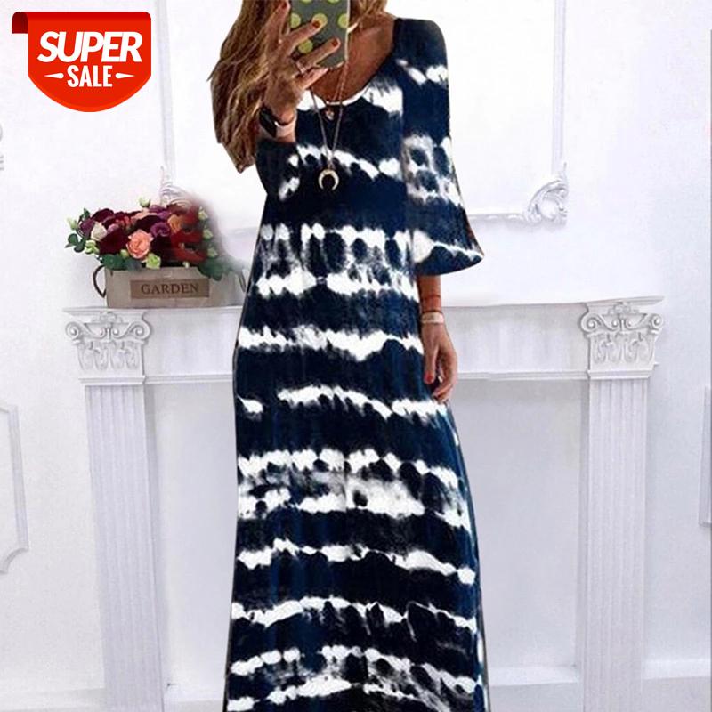 Plus Size 5XL Tie-dye Long Sleeve Women's Dress Striped Floor-length O-neck Loose Female Dresses Autumn Fashion Ladies Clothes #qA78, Black;gray
Plus Size 5XL Tie-dye Long Sleeve Women's Dress Striped Floor-length O-neck Loose Female Dresses Autumn Fashion Ladies Clothes #qA78, Black;gray