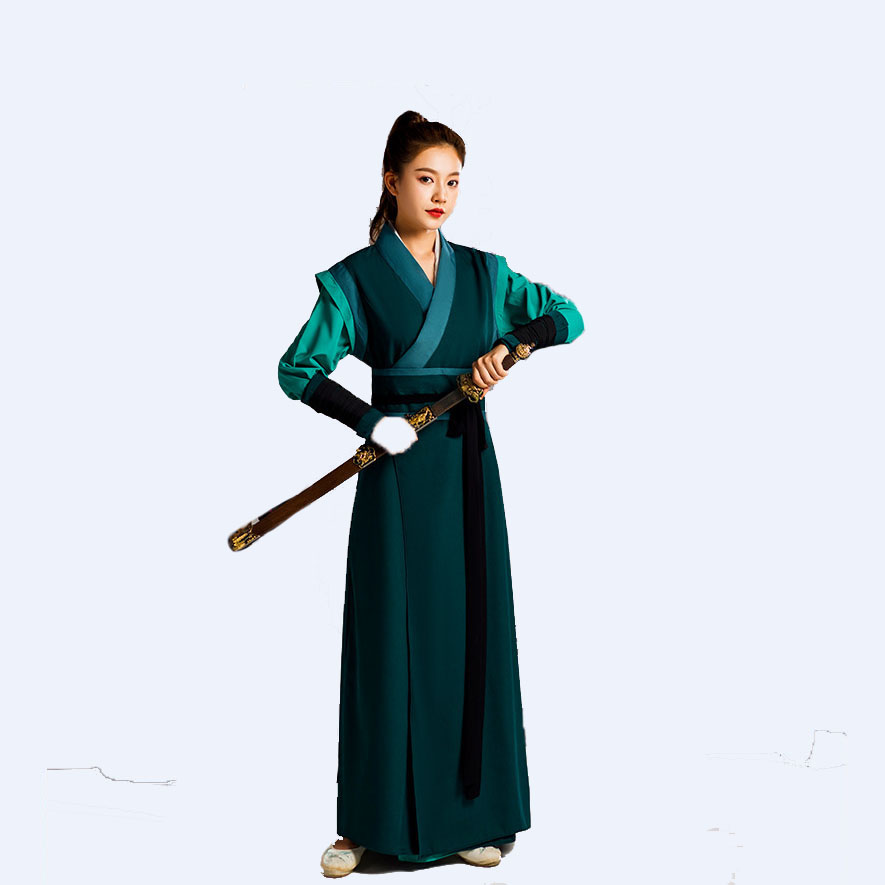 Hanfu women ethnic clothing Tang Dynasty Costumes Chinese Folk Clothes Classical Swordsman Ancient Dress TV Film Cosplay stage wear