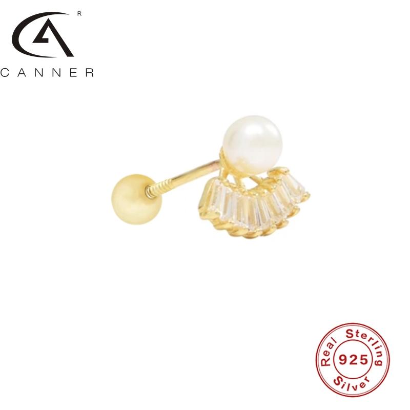 Stud CANNER 925 Silver Earrings Pearl S925 Sterling Plata Piercing Ear Rings Light Luxury Delicate Women Banquet Pendientes 2021
Stud CANNER 925 Silver Earrings Pearl S925 Sterling Plata Piercing Ear Rings Light Luxury Delicate Women Banquet Pendientes 2021