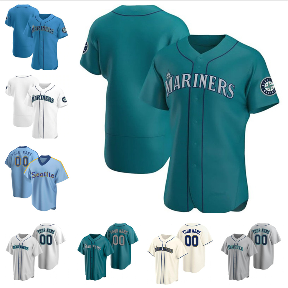 Custom Seattle 24 Ken Griffey Jr. Mariners Jersey Suzuki Ichiro Felix Hernandez Edgar Martinez Mitch Haniger Kyle Seager Marco Gonzales Men, Blue;black
Custom Seattle 24 Ken Griffey Jr. Mariners Jersey Suzuki Ichiro Felix Hernandez Edgar Martinez Mitch Haniger Kyle Seager Marco Gonzales Men, Blue;black