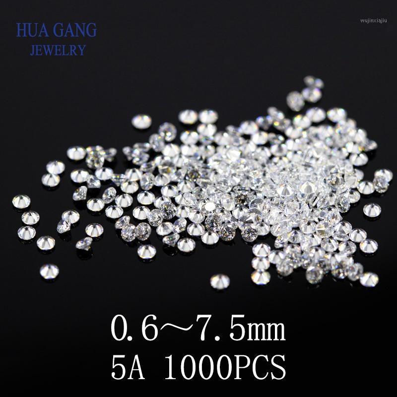 Other 1000PCS Grade Round White Cubic Zirconia Stone Loose CZ Stones Brilliant Synthetic Gems Beads For Jewelry Making 0.6~7.5mm
Other 1000PCS Grade Round White Cubic Zirconia Stone Loose CZ Stones Brilliant Synthetic Gems Beads For Jewelry Making 0.6~7.5mm