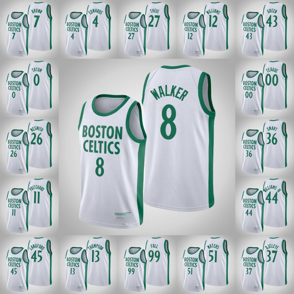 Boston Celtics Men Tacko Fall Jayson Tatum Marcus Smart Kemba Walker Tristan Thompson White 2020-21 Swingman Jersey, Black;red
Boston Celtics Men Tacko Fall Jayson Tatum Marcus Smart Kemba Walker Tristan Thompson White 2020-21 Swingman Jersey, Black;red