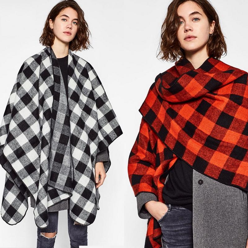 Scarves Stripe Shawl For Women Spring Summer Big Cape Femme Hiver Black White Red Plaid Cloak Female Ponchos And Capes
Scarves Stripe Shawl For Women Spring Summer Big Cape Femme Hiver Black White Red Plaid Cloak Female Ponchos And Capes