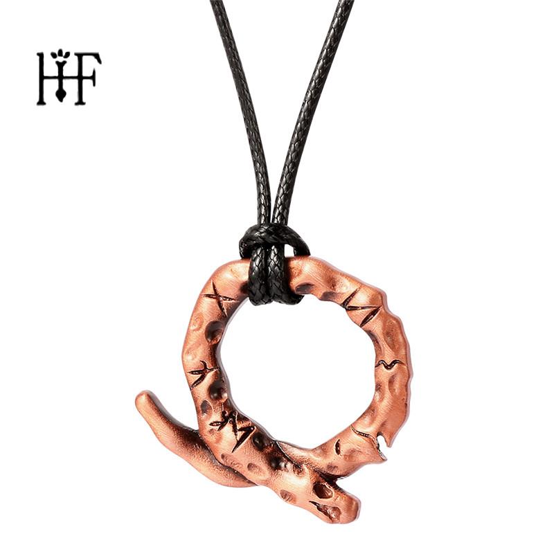 Pendant Necklaces God Of War Leather Chain Long Necklace Vintage Alloy Fashion Game Accessories Charms Jewelry Men
Pendant Necklaces God Of War Leather Chain Long Necklace Vintage Alloy Fashion Game Accessories Charms Jewelry Men