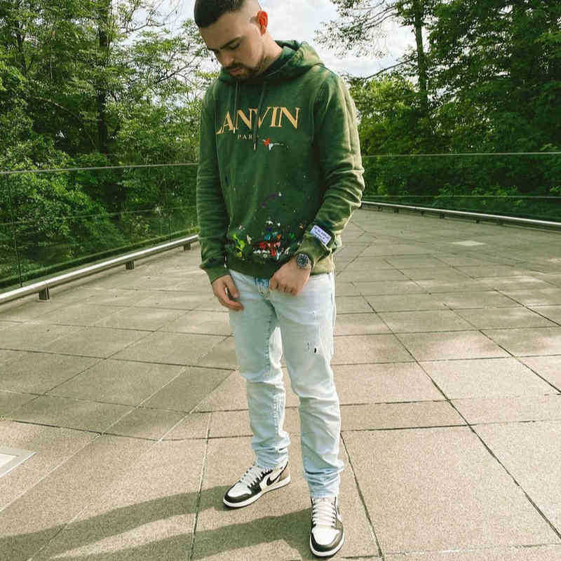 Galery Dept. x Lanvin langfan' splash printing European and American fashion brand high street Sweater Hoodie, Green
Galery Dept. x Lanvin langfan' splash printing European and American fashion brand high street Sweater Hoodie, Green