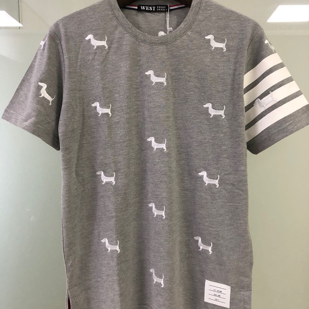 Men and women summer cotton embroidery puppy sleeve print short sleeve round neck loose casual T-shirts, As pictures
Men and women summer cotton embroidery puppy sleeve print short sleeve round neck loose casual T-shirts, As pictures