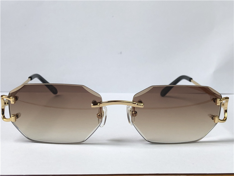 Selling Irregular Fashion Retro Frameless Design Cut Lens Light Uv400 Sunglasses Vintage Diamond Avant-garde Decorative Color Glasses E Jsio
Selling Irregular Fashion Retro Frameless Design Cut Lens Light Uv400 Sunglasses Vintage Diamond Avant-garde Decorative Color Glasses E Jsio