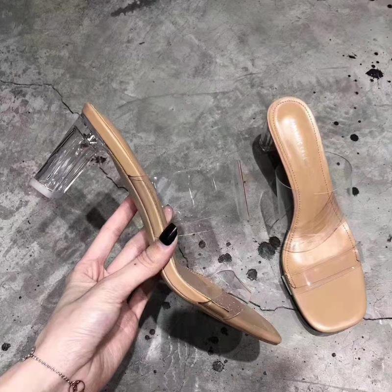 Slippers 2021 Summer Ins Trendy Net Red Fashion One Line Belt Transparent Sandals Women's High Heels Crystal Thick Heel, 7cm
Slippers 2021 Summer Ins Trendy Net Red Fashion One Line Belt Transparent Sandals Women's High Heels Crystal Thick Heel, 7cm