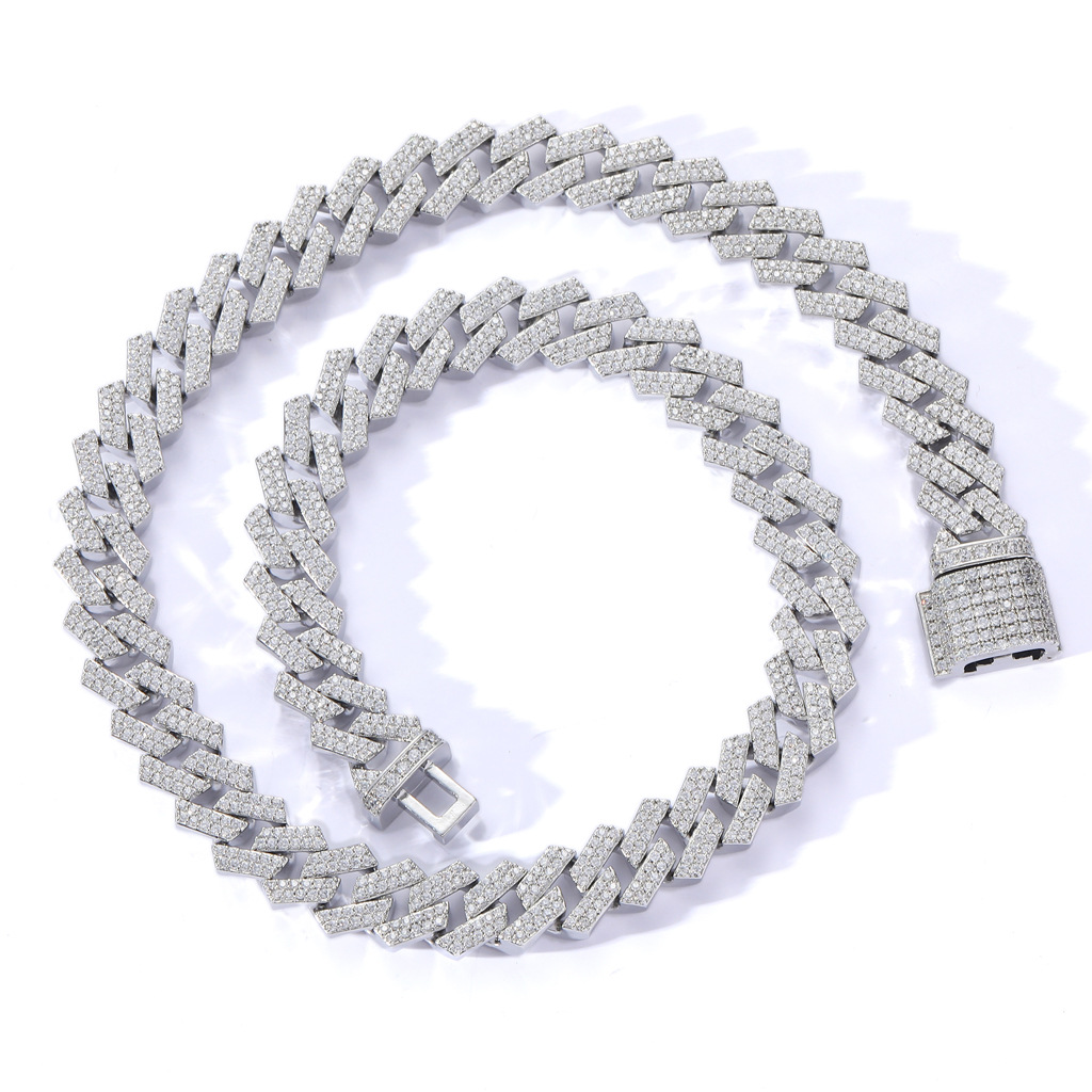 New Fahion 12mm 16-24inch Gold Plated Ice Out Bling Cubic Stone Miami Cuban Chains Necklaces Hip Hop Jewelry
New Fahion 12mm 16-24inch Gold Plated Ice Out Bling Cubic Stone Miami Cuban Chains Necklaces Hip Hop Jewelry