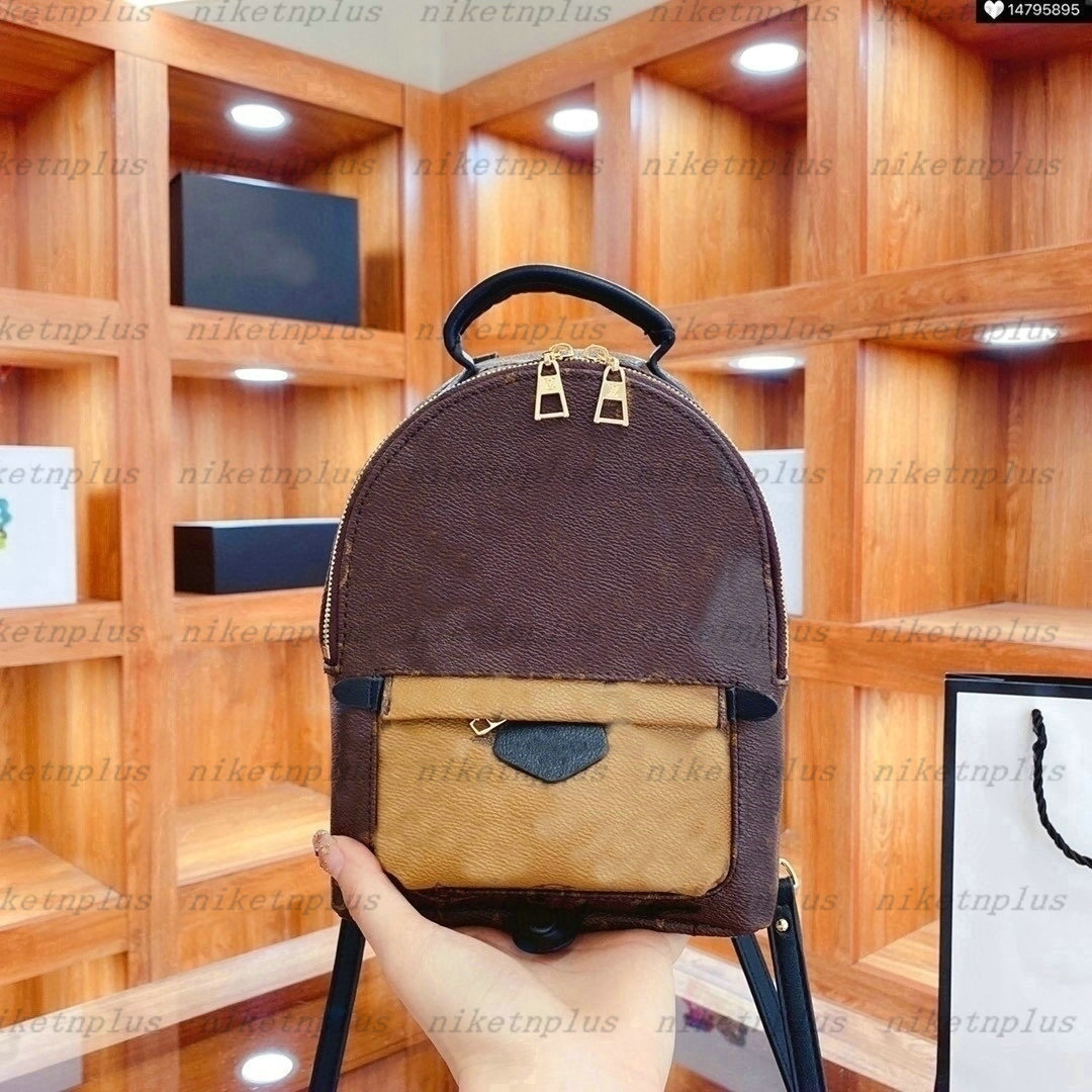 Mini PALM SPRINGS CrossBody Backpacks Leather Womens Trim Strap Satchel Scarecrow Shoulder Bag Purse Printing Cross Body M44873 M44874 M44871, Dont sell it alone
Mini PALM SPRINGS CrossBody Backpacks Leather Womens Trim Strap Satchel Scarecrow Shoulder Bag Purse Printing Cross Body M44873 M44874 M44871, Dont sell it alone