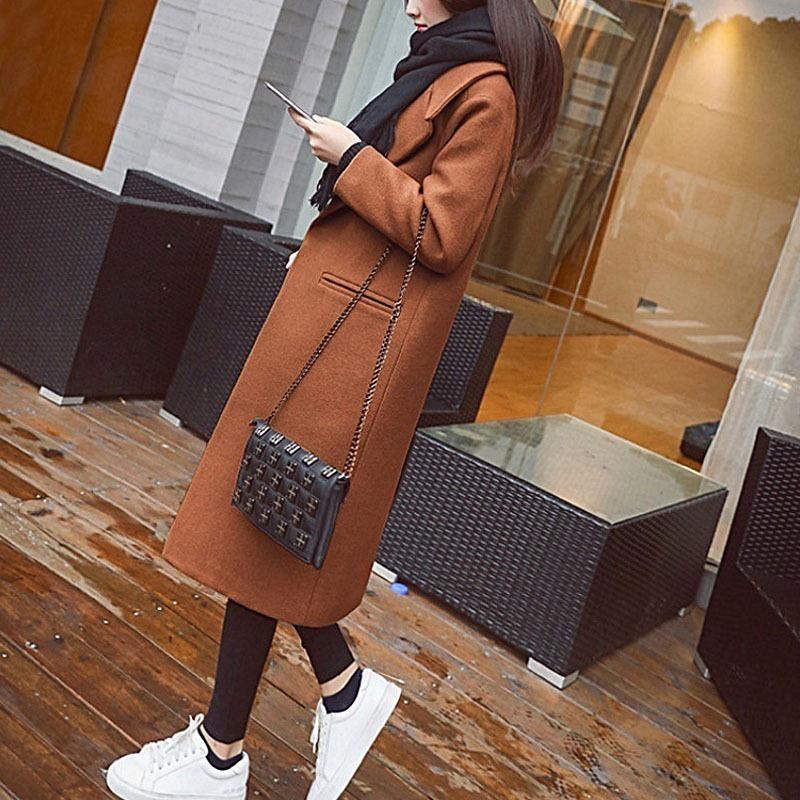 Women's Jackets Down Jacket 2021 Autumn Winter Windbreaker Casual Streetwear Long Wool Coat Single Breasted Slim Coats, Black;brown
Women's Jackets Down Jacket 2021 Autumn Winter Windbreaker Casual Streetwear Long Wool Coat Single Breasted Slim Coats, Black;brown