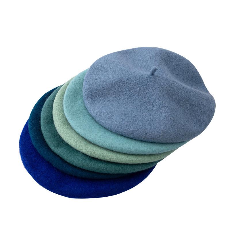 Berets Winter Solid Multi Colors Women's Beret Hat Hepburn Artist Punpkin Round Thick Warm Woolen Caps, 002
Berets Winter Solid Multi Colors Women's Beret Hat Hepburn Artist Punpkin Round Thick Warm Woolen Caps, 002