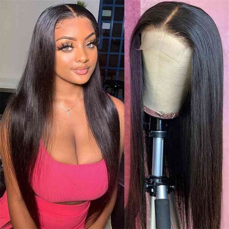 4X4 Closure Wig Rosabeauty 28 30 Inch Straight Brazilian Human Remy Hair Bone Lace Frontal Wigs Pre Plucked For Black Women, Ombre color
4X4 Closure Wig Rosabeauty 28 30 Inch Straight Brazilian Human Remy Hair Bone Lace Frontal Wigs Pre Plucked For Black Women, Ombre color