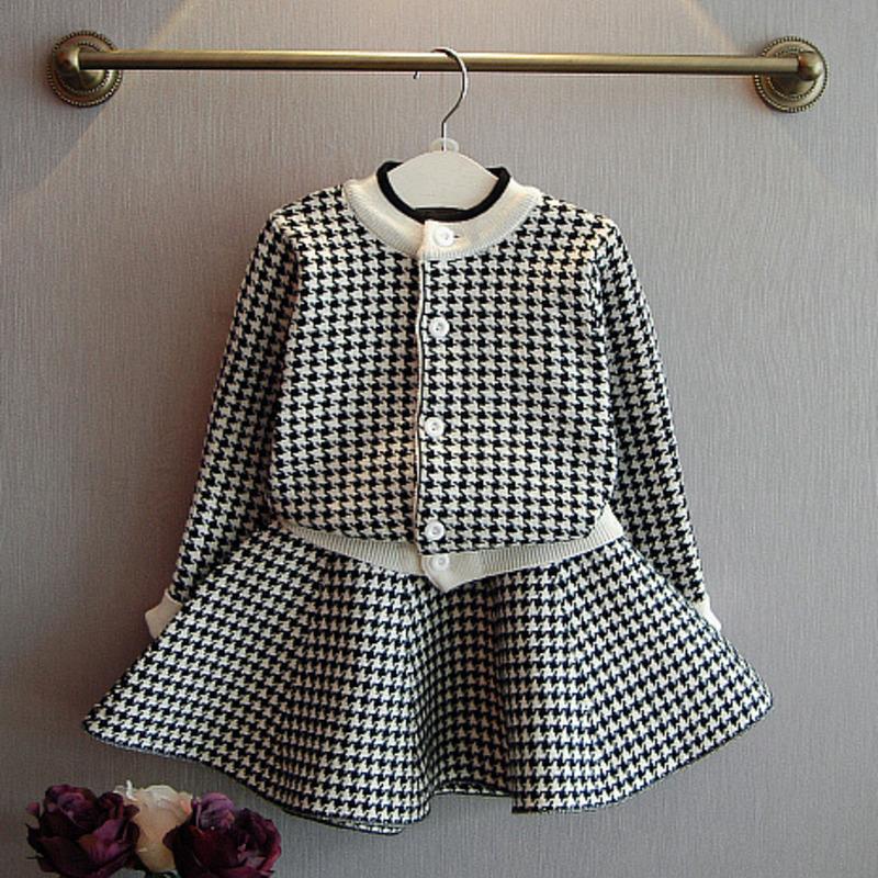 Clothing Sets R&Z Girls Set 2021 Spring And Autumn Plaid Knit Long Sleeve Sweater Cardigan + Skirt Two-Piece, White
Clothing Sets R&Z Girls Set 2021 Spring And Autumn Plaid Knit Long Sleeve Sweater Cardigan + Skirt Two-Piece, White