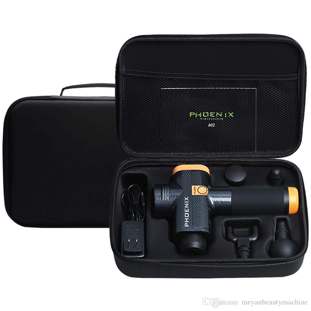 Full Body Massager Gun Heated Massages Head Super Quiet Massage ,Rechargeable Battery Cordless Deep Muscle Tissue Sports Vibration