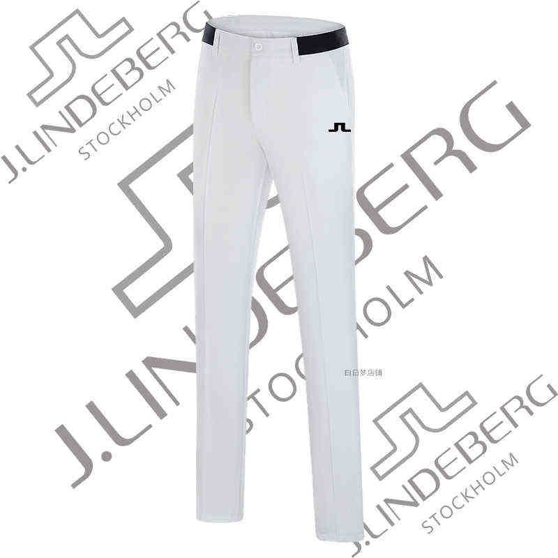 Summer Men's Golf Pants Quick-drying Breathable Pure Color Sports Casual Pants High Quality Golf Apparel 211112