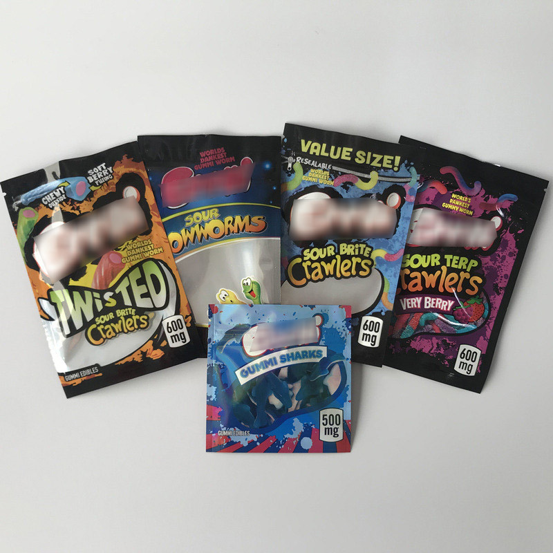 Empty Edible Packaging Errlli gummi edibles mylar bag 500mg 600mg retail candy bag very berry sour bites
Empty Edible Packaging Errlli gummi edibles mylar bag 500mg 600mg retail candy bag very berry sour bites