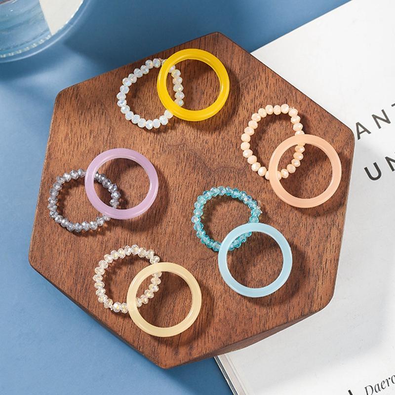 Cluster Rings 2PCS/Set Women Girls Knuckle Ring Plastic Solid Color Finger Joint For Resin Band Jewelry Accessories1
Cluster Rings 2PCS/Set Women Girls Knuckle Ring Plastic Solid Color Finger Joint For Resin Band Jewelry Accessories1