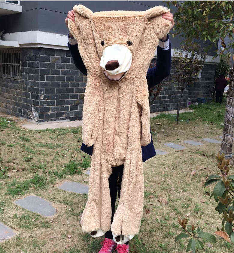 100cm-200cm America Giant Teddy Bear Plush Toys Soft Teddy Bear Skin Popular Birthday & Valentine's Gifts For Girls Kid's Toy R231128
