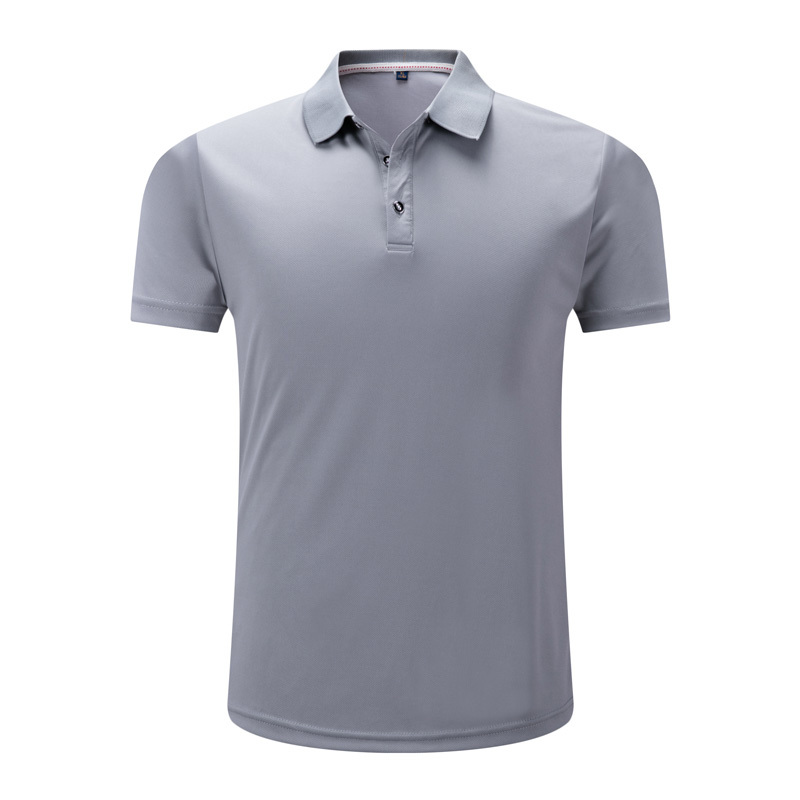 Casual Quick Dry T Shirt Men Summer Solid Short Sleeve Turn-Down Tops Sportswear Fitness Breathable Cotton Workout T-Shirts 4XL 210225