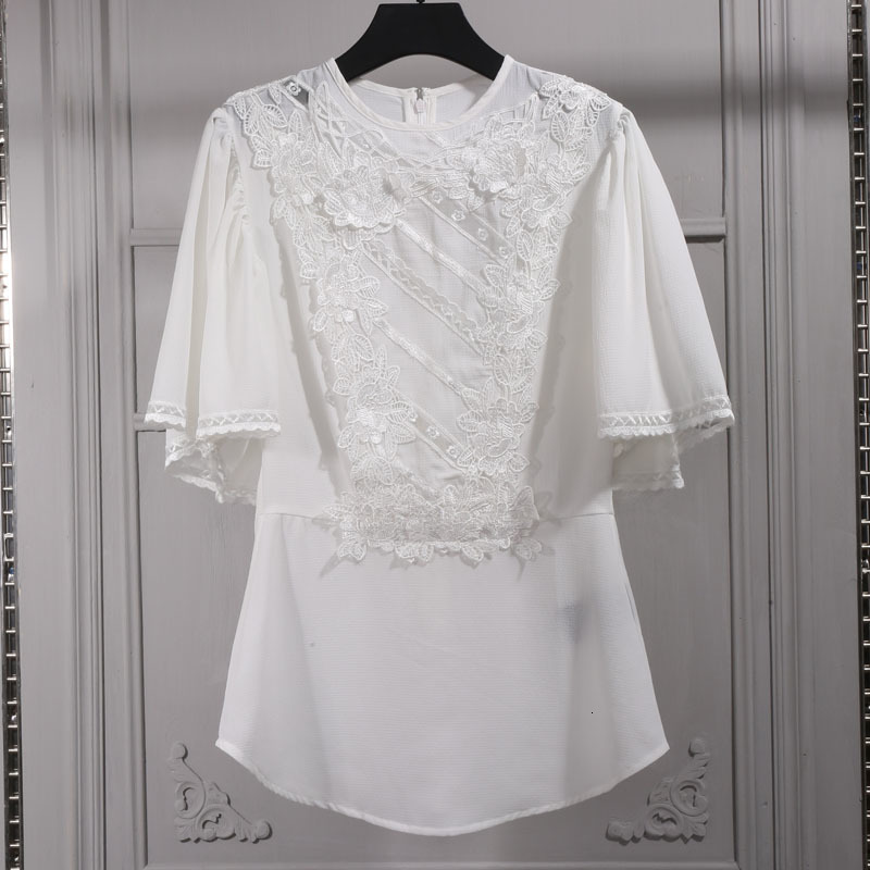 2021 New Nova Chegada Lao Malha Bordado Branco Blusa Manga Curta Oco Para Fora Moda Casual Camisas e Topos Dpqc, Black
2021 New Nova Chegada Lao Malha Bordado Branco Blusa Manga Curta Oco Para Fora Moda Casual Camisas e Topos Dpqc, Black