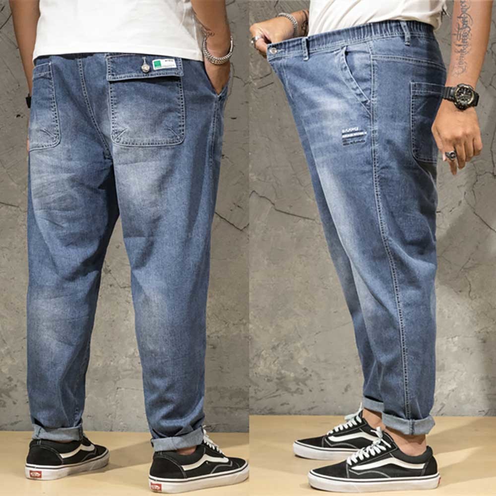 2021 New Breen Harem in the Fashion of Casual Men... Breech Breeches Loose... Hiphop... Jeans Plus Size ... 46 Men's Clothes. 852m, Blue
2021 New Breen Harem in the Fashion of Casual Men... Breech Breeches Loose... Hiphop... Jeans Plus Size ... 46 Men's Clothes. 852m, Blue